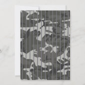 戦争捕虜をテーマにした脱出ルーム、誕生日パーティー 招待状 (裏面)