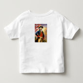 戦争時のジョージ・ワシントン トドラーTシャツ (裏面)