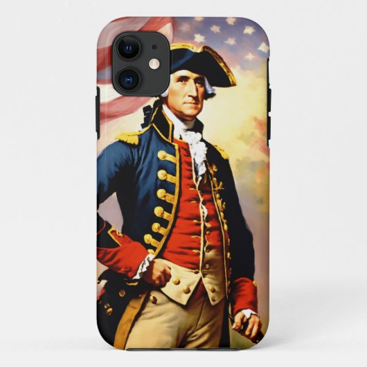 戦争時のジョージ・ワシントン Case-Mate iPhoneケース (裏面)