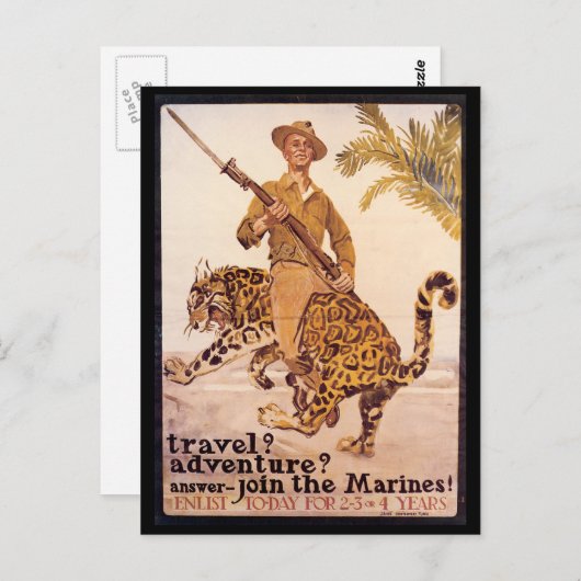 戦争時はがき、第一次世界大戦 ポストカード (正面/裏面)