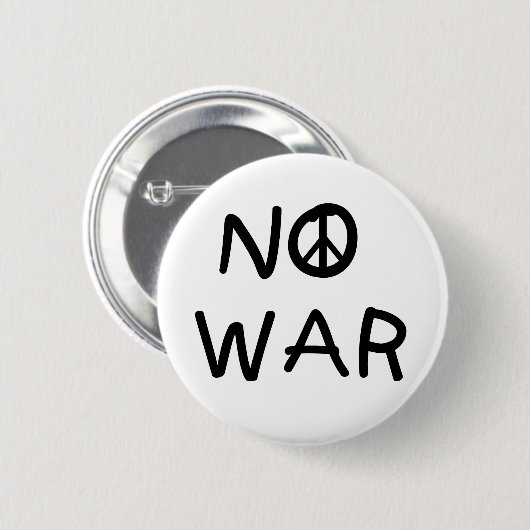 戦争無し 缶バッジ (正面&裏面)