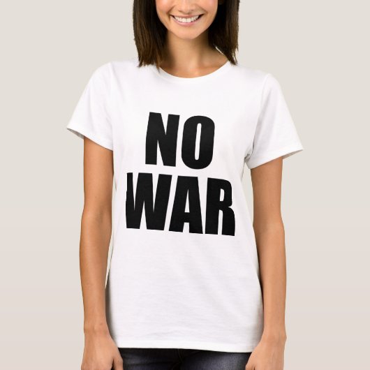 戦争無し Tシャツ (正面)