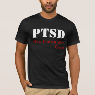 戦争犯罪があるのでPTSD Tシャツ