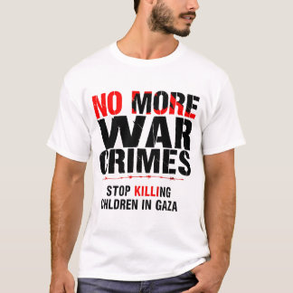 戦争犯罪はもうない Tシャツ