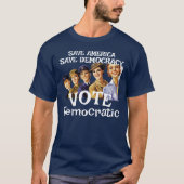 戦争犯罪者DHS CBP ICE TSA トランプ イランTシャツ 47 Tシャツ (正面)