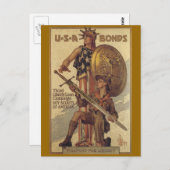 戦争用はがき、ヴィンテージ ポストカード (正面/裏面)