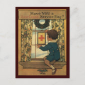 戦争用はがき、米国ヴィンテージ – 赤十字 ポストカード (正面)