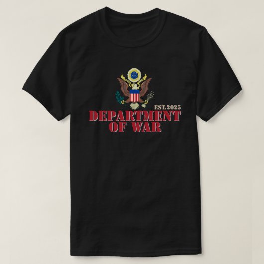 戦争省2025 Tシャツ (デザイン正面)