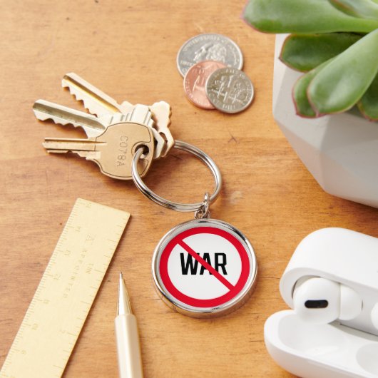 戦争禁止標識 | Premium Keychain キーホルダー (デスク)