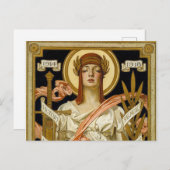 戦争素晴らし勝利イラストレーション、1918年レイエンデック ポストカード (正面/裏面)