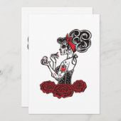 戦争絵を描 招待状 (正面/裏面)