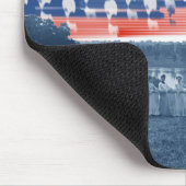 戦争綱引き1890年アメリカ国旗 マウスパッド (コーナー)