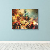 戦争芸術的描写 キャンバスプリント (インサイチュ (ウッドフロア))