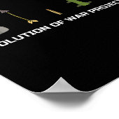 戦争計画の進化アンチ予防接種ミーム ポスター (角)