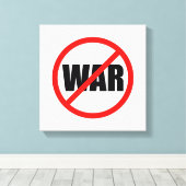 戦争記号なし キャンバスプリント (インサイチュ (ウッドフロア))