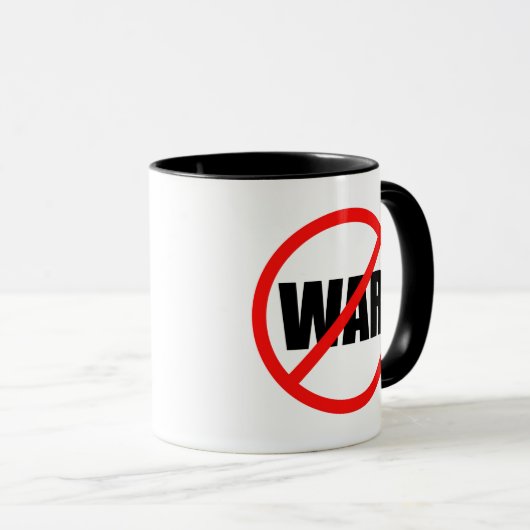 戦争記号なし マグカップ (正面右)