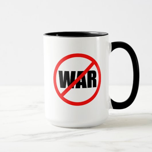 戦争記号なし マグカップ (右)