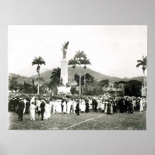 戦争記念除幕式 ポスター (正面)