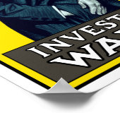 戦争資金ローンへの投資 – WWI ポスター (角)