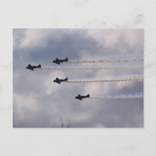 戦争飛行機はがき ポストカード (正面)