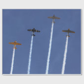 戦争飛行機包装紙 ラッピングペーパー (フラット)