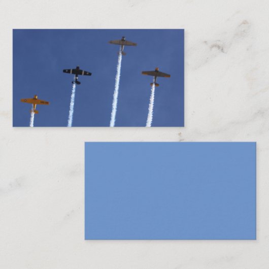 戦争飛行機名刺 名刺 (正面/裏面)