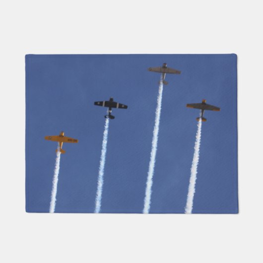 戦争飛行機 ドアマット (正面)