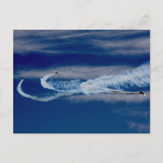 戦争飛行機 ポストカード (正面)