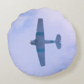 戦争飛行機 ラウンドクッション (裏面)
