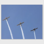 戦争飛行機 ラッピングペーパー (フラット)