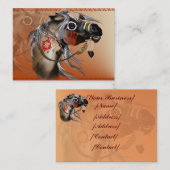 戦争馬の名刺 名刺 (正面/裏面)