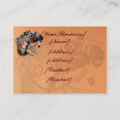 戦争馬の名刺 名刺 (裏面)