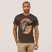 戦争馬の組み立てられたワイシャツ Tシャツ (正面フル)