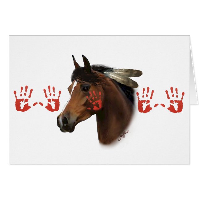 戦争馬 (正面横)