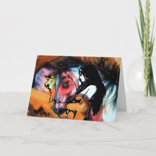 戦争馬3の挨拶状 カード (正面)