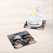 戦争、アンリ・ルソー， 1894 スクエアペーパーコースター (インサイチュ)