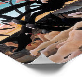 戦争、アンリ・ルソー， 1894 ポスター (角)