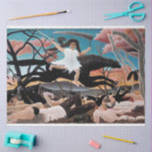 戦争、アンリ・ルソー， 1894 薄葉紙 (クラフト)