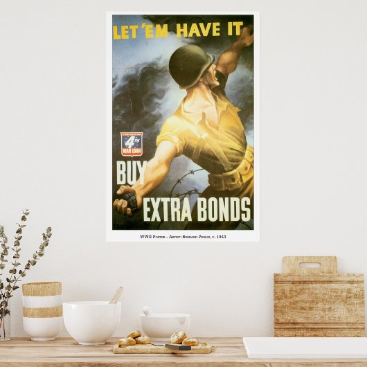 戦争 – ポスター–15 ポスター (キッチン)