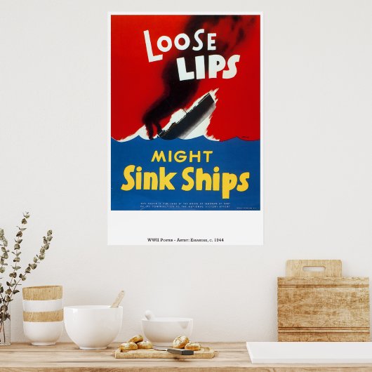 戦争 – ポスター–29 ポスター (キッチン)