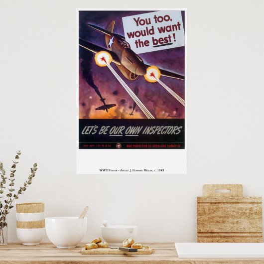 戦争 – ポスター–32 ポスター (キッチン)