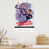 戦争 – ポスター–33 ポスター (キッチン)