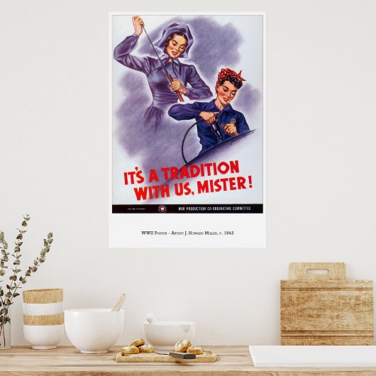 戦争 – ポスター–33 ポスター (キッチン)