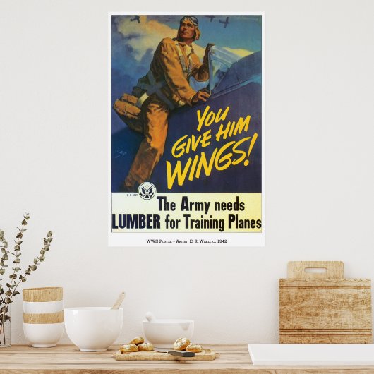 戦争 – ポスター–40 ポスター (キッチン)
