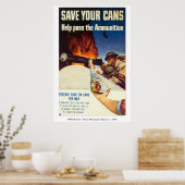 戦争 – ポスター–49 ポスター (キッチン)