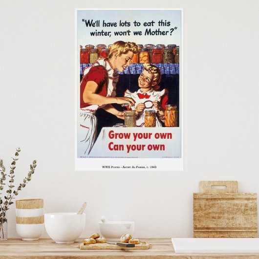 戦争 – ポスター–52 ポスター (キッチン)