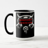 戦争! 単一性! 訓練! (黒いギア) マグカップ (左)