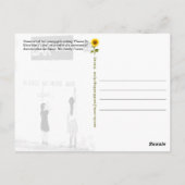 戦争/愛、ノルマンディー、フランス – ポストカード (裏面)