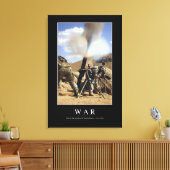戦争：感動的引用文1 キャンバスプリント (インサイチュ (リビング))