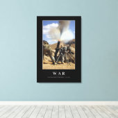 戦争：感動的引用文1 キャンバスプリント (インサイチュ (ウッドフロア))